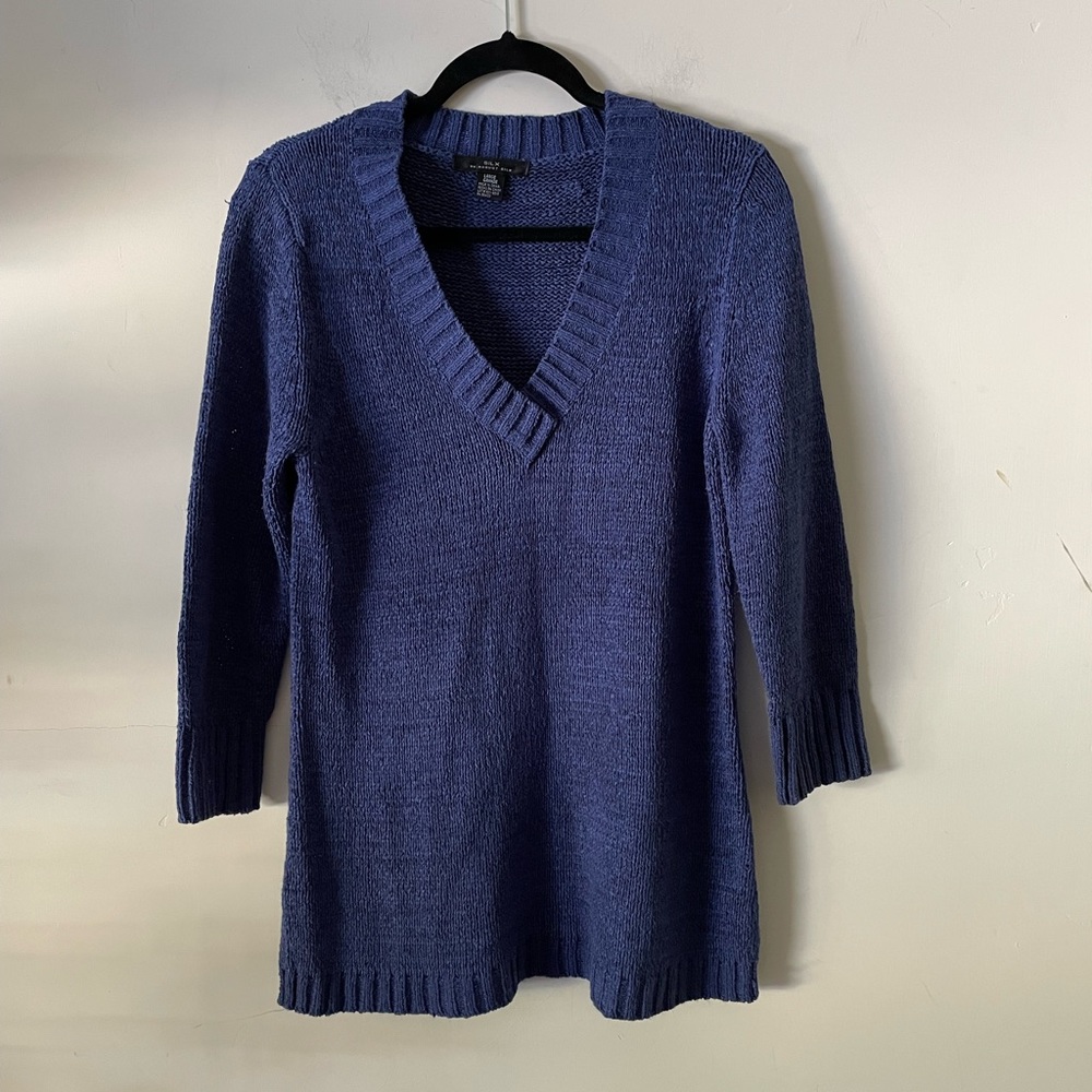 Silx By August Silk Women V-Necks Sweather